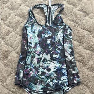 Vimmia Abstract Black and Blue One Piece Swimsuit